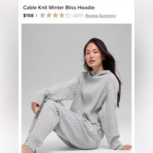 ALO Cable Knit Winter Bliss matching set!